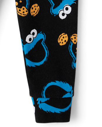 Baby And Toddler Boys Cookie Monster™ Snug Fit Cotton Pajamas