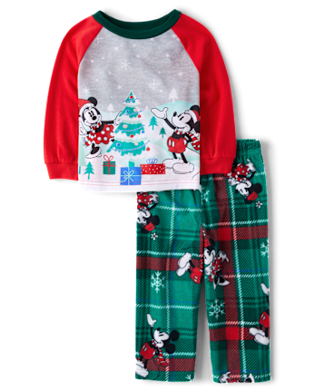 Baby And Toddler Matching Family Mickey Mouse™ Holiday Pajamas