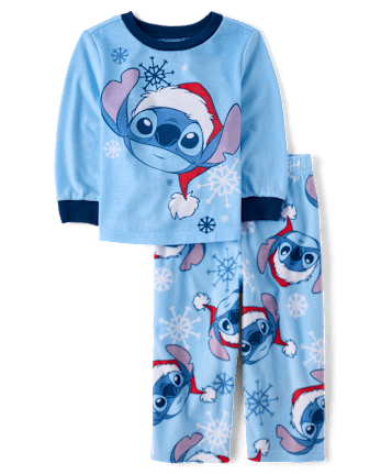 Baby And Toddler Matching Family Stitch™ Santa Hat Pajamas