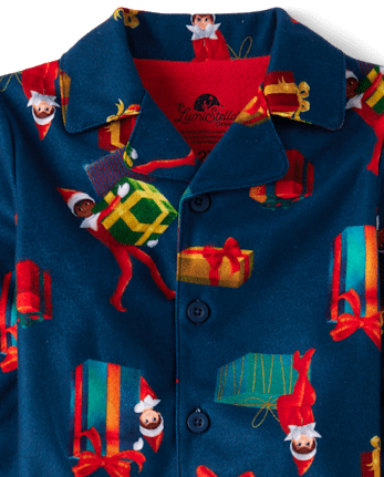 Baby And Toddler Matching Family The Elf On The Shelfâ¢ Button Front Pajamas