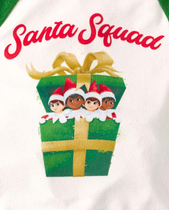 Baby And Toddler Matching Family The Elf On The Shelfâ¢ Santa Squad Pajamas