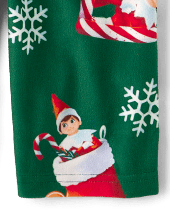 Baby And Toddler Matching Family The Elf On The Shelfâ¢ Santa Squad Pajamas