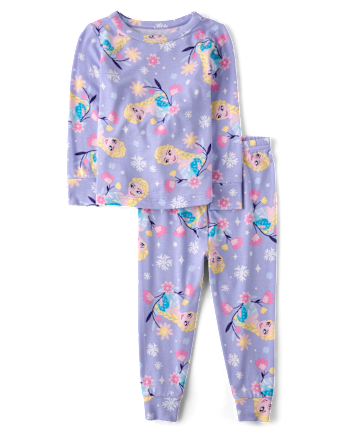 Baby And Toddler Girls Elsa™ Floral Pajamas