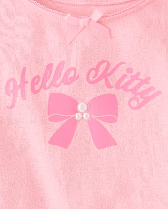 Girls Hello Kitty® Embellished Ribbed Baby Tee