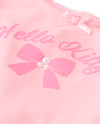 Girls Hello Kitty® Embellished Ribbed Baby Tee