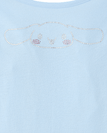 Girls Hello Kitty® Rhinestone Tiered Drop Waist Dress