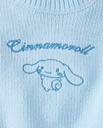 Girls Hello Kitty® Embroidered Chenille Sweater