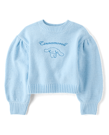 Girls Hello Kitty® Embroidered Chenille Sweater