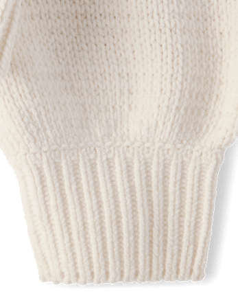 Girls Hello KittyÂ® Embroidered Chenille Sweater