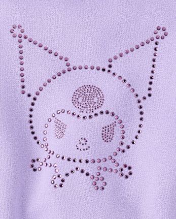Girls Hello Kitty® Rhinestone Premium Fleece Oversized Hoodie
