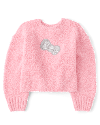 Girls Hello KittyÂ® Sequin Sweater