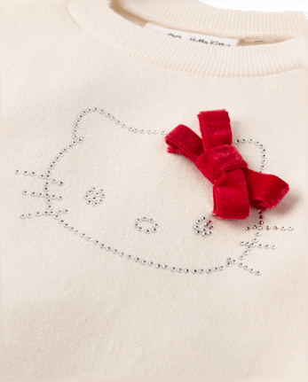 Girls Hello Kitty® Rhinestone Sweatshirt Dress