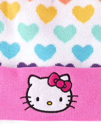 Ensemble 2 pièces Hello Kitty® Cœur Arc-en-ciel pour filles, idéal par temps froid