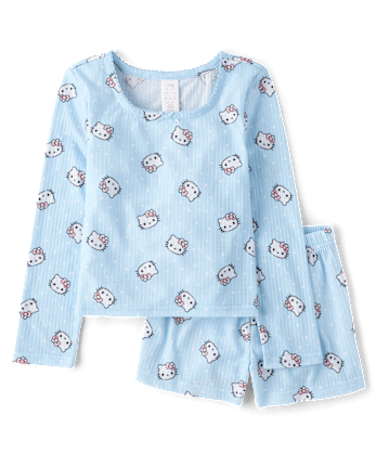 Girls Hello Kitty® Pointelle Pajamas