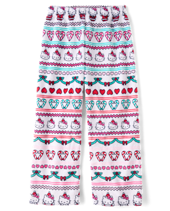 Girls Hello Kitty® Fairisle Fleece Pajama Pants