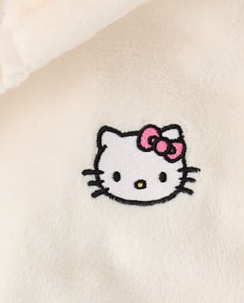 Girls Hello Kitty® Applique Fleece Robe