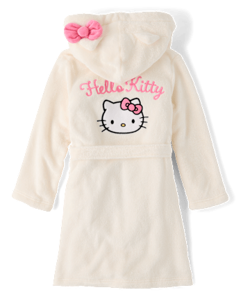 Girls Hello Kitty® Applique Fleece Robe