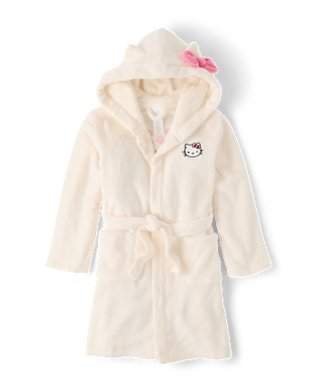 Girls Hello Kitty® Applique Fleece Robe