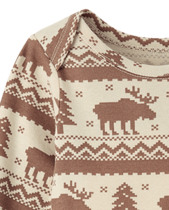 Baby Boys Moose Bodysuit 4-Pack
