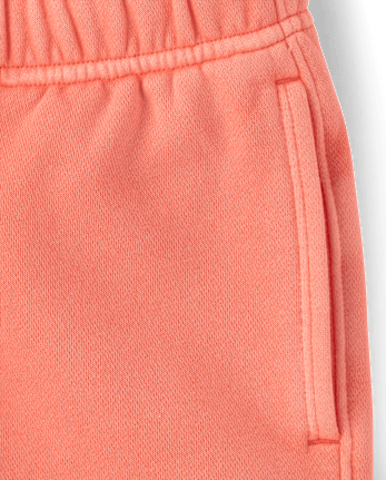 Kids Garment Dyed Premium Fleece Shorts