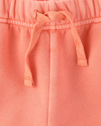Kids Garment Dyed Premium Fleece Shorts
