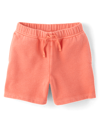 Kids Garment Dyed Premium Fleece Shorts