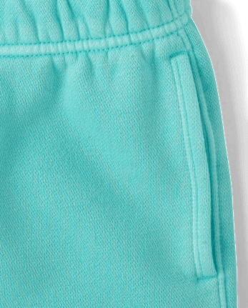 Kids Garment Dyed Premium Fleece Shorts