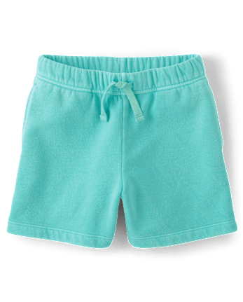 Kids Garment Dyed Premium Fleece Shorts