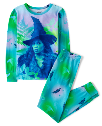 Girls Wickedâ¢ Elphaba Snug Fit Pajamas