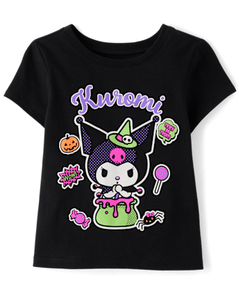 Toddler Girls Kuromiâ¢ Glow Halloween Graphic Tee