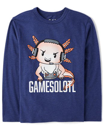 Boys Gamesolotl Graphic Tee