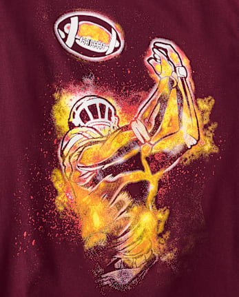 Boys Football Graphic Tee