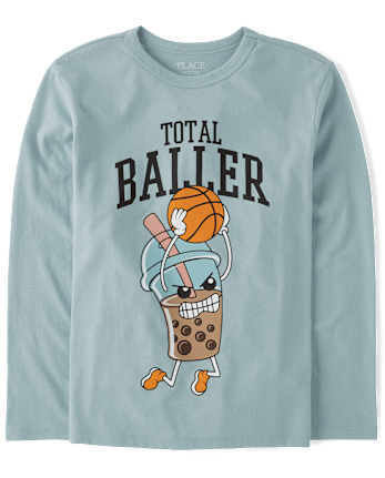 Boys Total Baller Graphic Tee