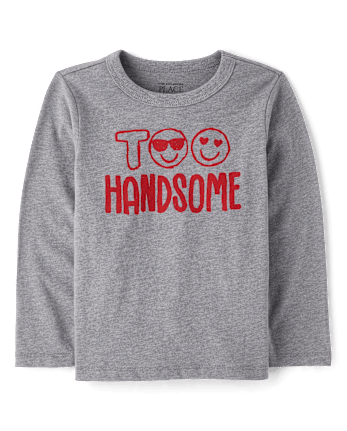 Baby And Toddler Boys Too Handsome Graphic Tee