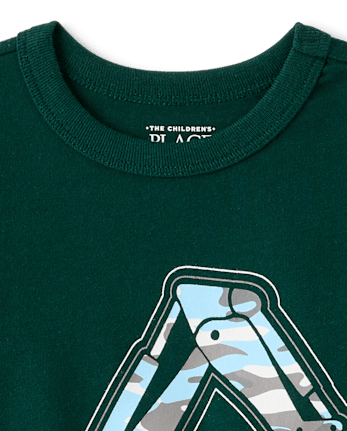 Baby And Toddler Boys Excavator Graphic Tee