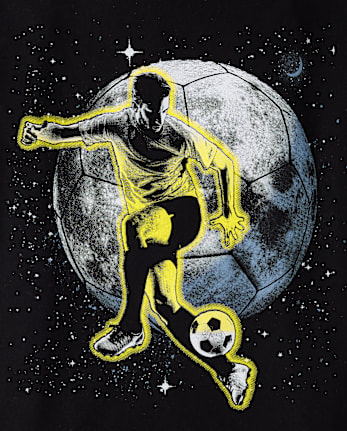 Boys Soccer Player Graphic Tee