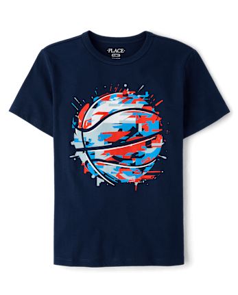 Boys Basketball Graphic Tee
