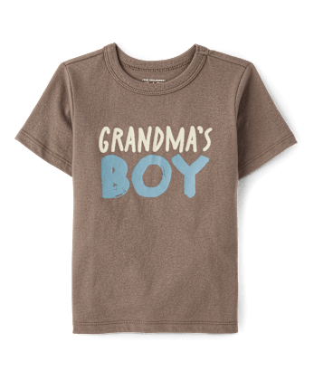 Baby And Toddler Boys Grandma's Boy Graphic Tee