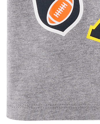 Baby And Toddler Boys Sports Patches Graphic Tee