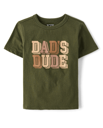 T-shirt graphique « Papa est mon pote » pour bébés et tout-petits garçons