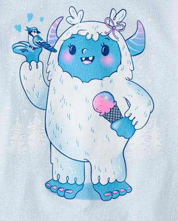 Girls Yeti Graphic Tee