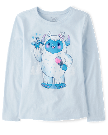 Girls Yeti Graphic Tee