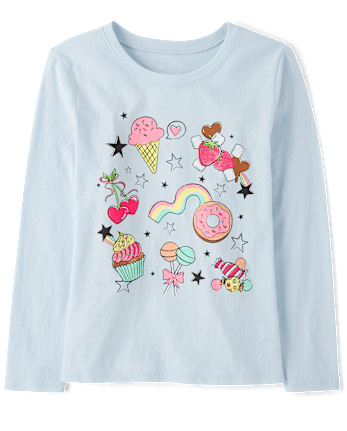 Girls Snack Food Graphic Tee