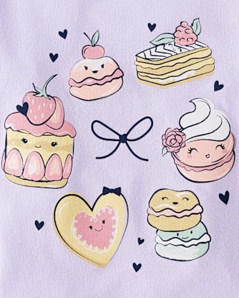 Baby And Toddler Girls Sweet Treats Graphic Tee