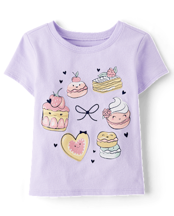Baby And Toddler Girls Sweet Treats Graphic Tee