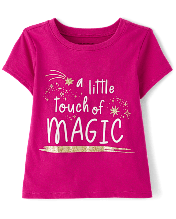 Baby And Toddler Girls Touch Of Magic Graphic Tee