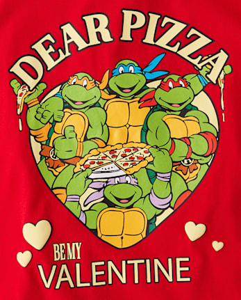 Boys Teenage Mutant Ninja Turtles™ Valentine Pizza Graphic Tee