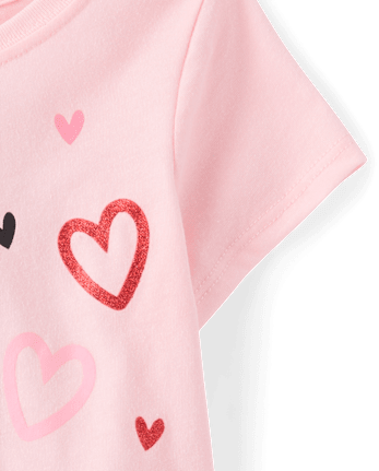 Baby And Toddler Girls Minnie Mouse™ Valentine's Day Graphic Tee
