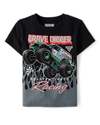Boys Monster Jamâ¢ Grave Digger Graphic Tee