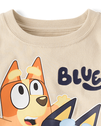 Baby And Toddler Boys Blueyâ¢ Piggyback Graphic Tee